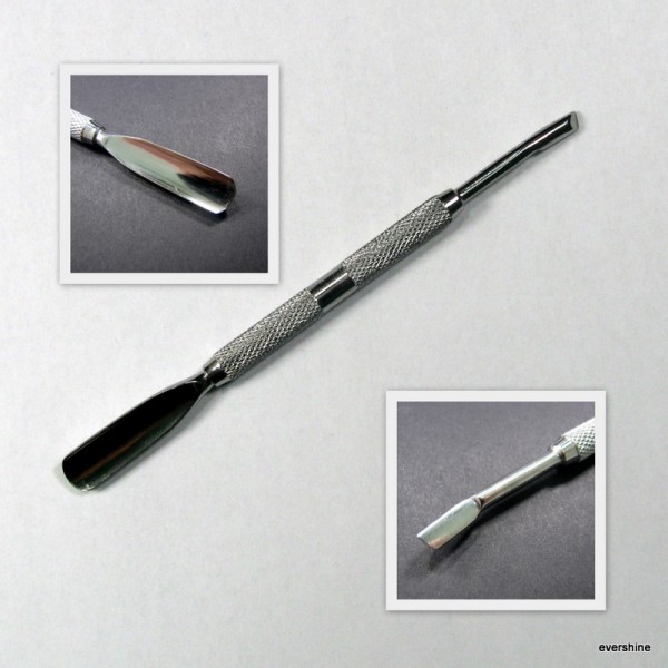 Chiureta spatula cuticule din otel inoxidabil #13 Ustensile Instrumentar unghii